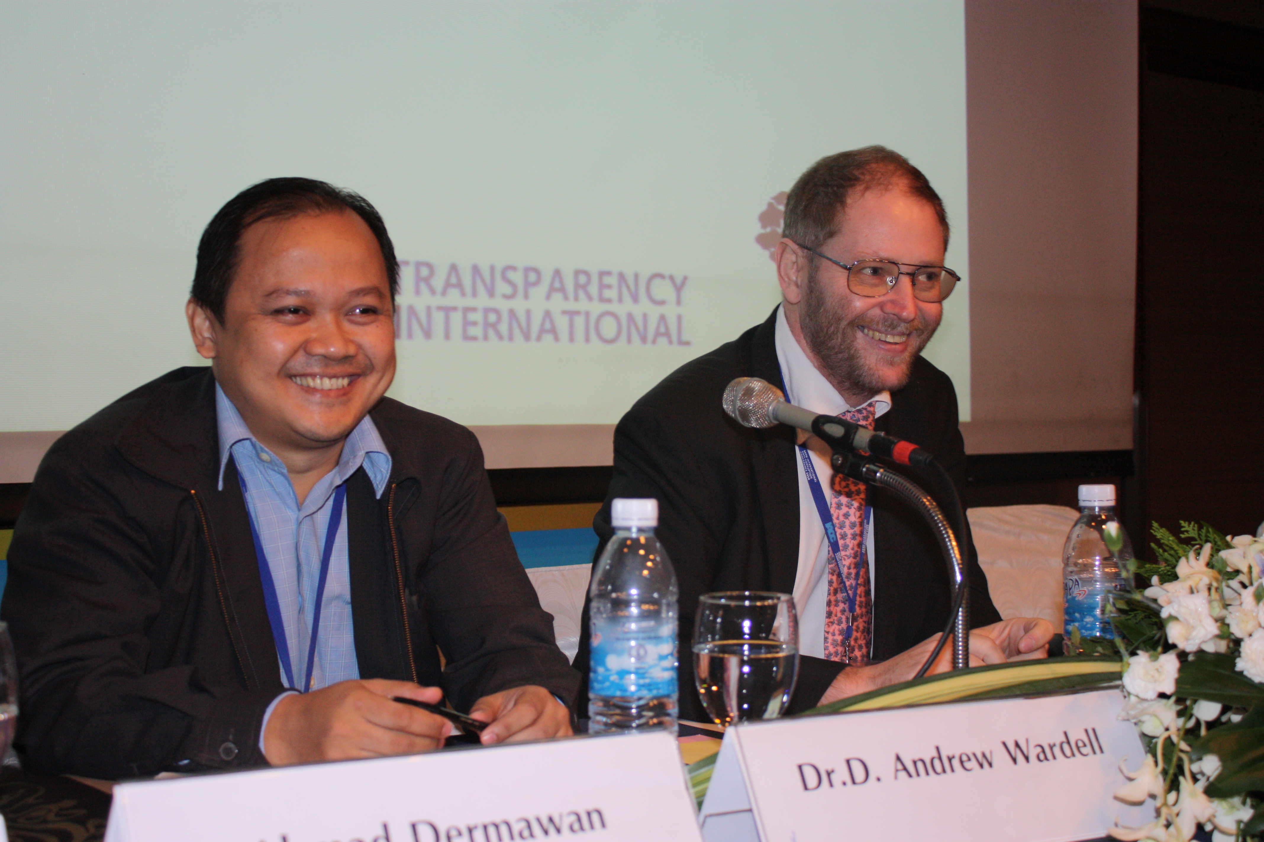 IACC Ahmad Dermawan and Andrew Wardell