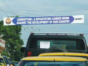 Corruption message Cameroon