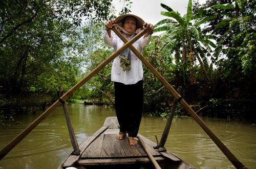 Boat on the Mekong