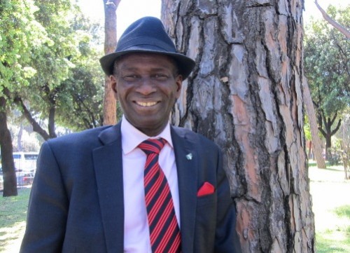 “This meeting is special to me because it is covering aspects of forestry that will give us working materials, said Yaya Olaniran, chair of the Committee on World Food Security. CIFOR/Julie Mollins