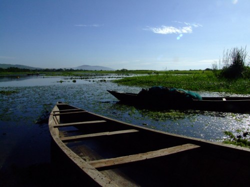 Rural populations in Ghana depend on streams, rivers and rainfall collection for their water needs. John Mauremootoo