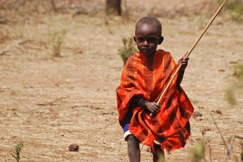 A Maasai child. Kenya. Photo by Tim Cronin for Center for International Forestry Research (CIFOR).