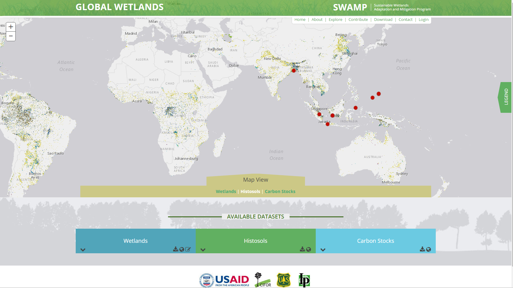 Peta Lahan Basah Dunia