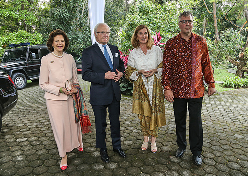 Raja dan Ratu Swedia bertandang ke kantor pusat CIFOR