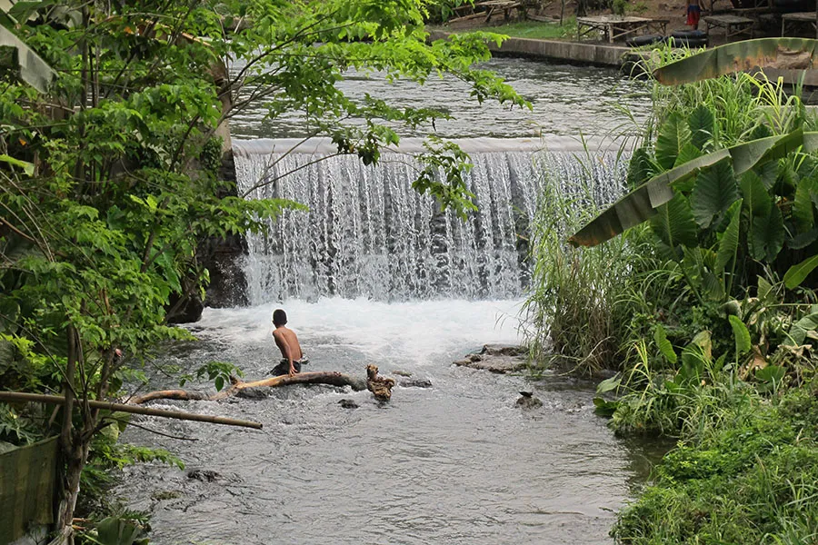 Air Hijau dan Sungai yang Melayang