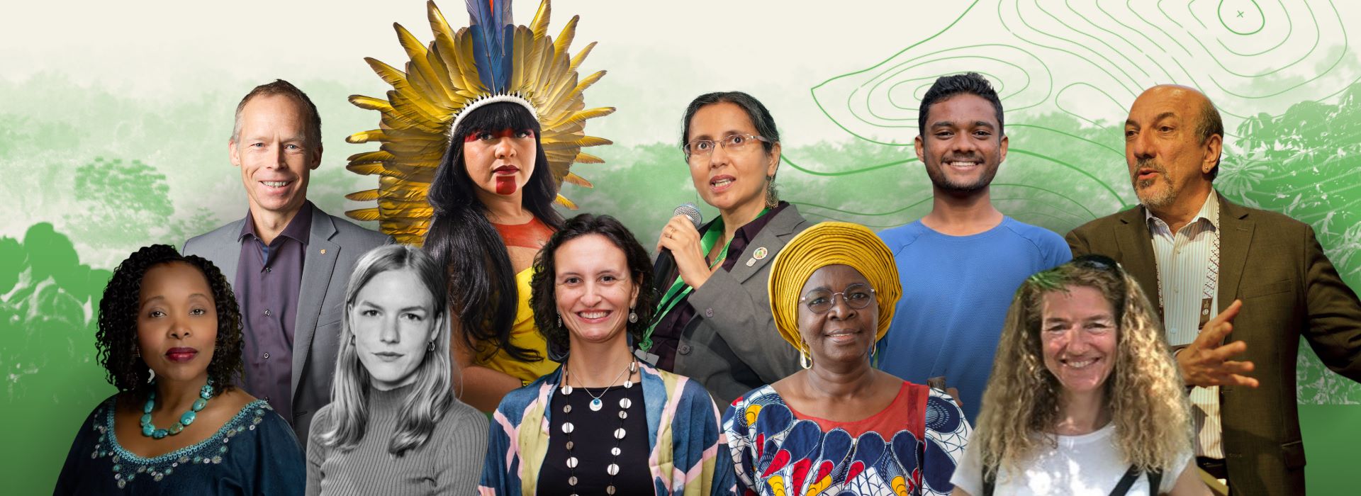 Diez campeones de los bosques defendiendo el planeta, un árbol a la vez