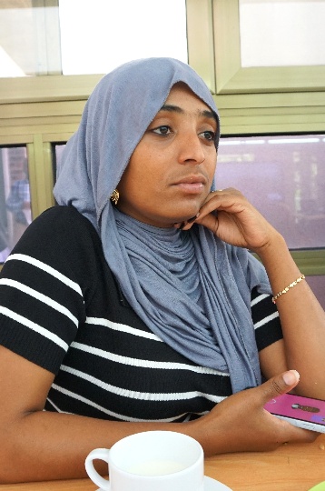 Naifenna Tadesse, from Oromia Forest and Wildlife Enterprise, listens during a workshop session on women’s leadership in Ethiopia’s forestry sector.
